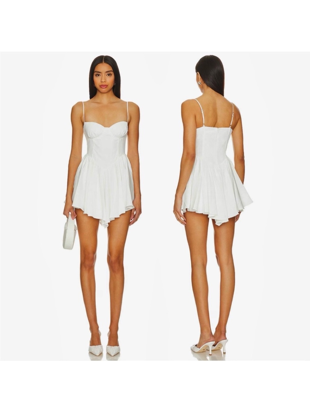 REVOLVE Charlotte Mini Dress in White